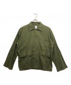 South2 West8×BORN FREEサウスツー ウエストエイト×ボーンフリー）の古着「Exclusive HUNTING SHIRT」｜カーキ
