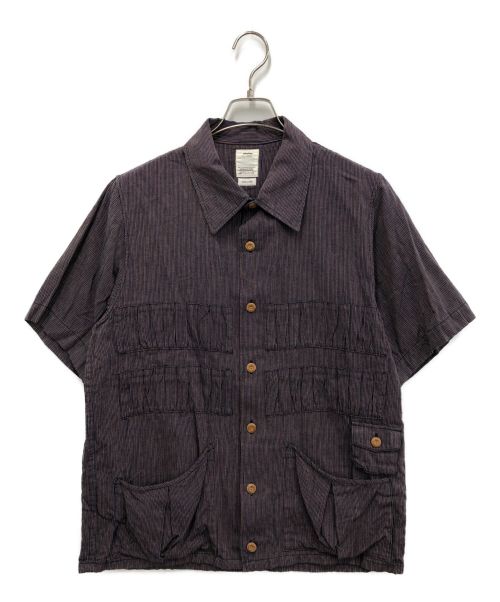 VISVIM（ビズビム）VISVIM (ビズビム) 半袖シャツ ブラウン サイズ:3の古着・服飾アイテム