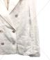 中古・古着 POLO RALPH LAUREN (ポロ・ラルフローレン) リネンテーラードジャケット ホワイト：7800円