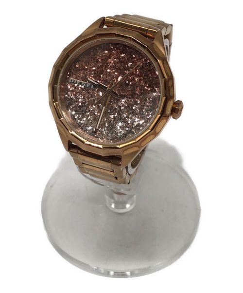 DIESEL（ディーゼル）DIESEL (ディーゼル) 腕時計 ピンクの古着・服飾アイテム