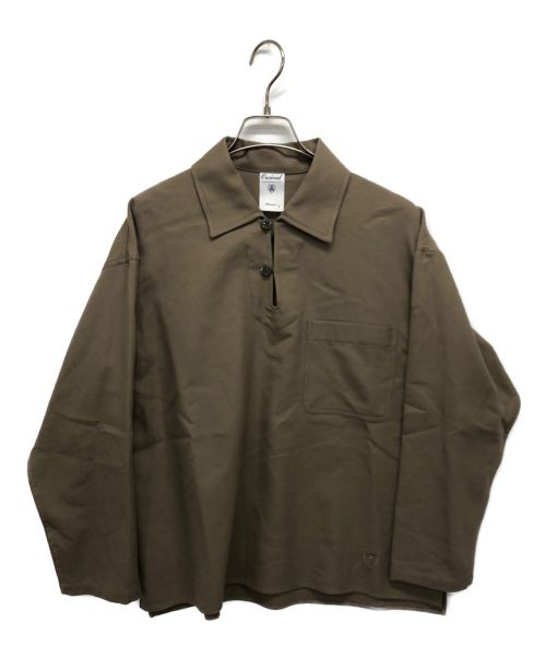 ORCIVAL（オーシバル）ORCIVAL (オーシバル) フランネルプルオーバーシャツ ブラウン サイズ:1の古着・服飾アイテム