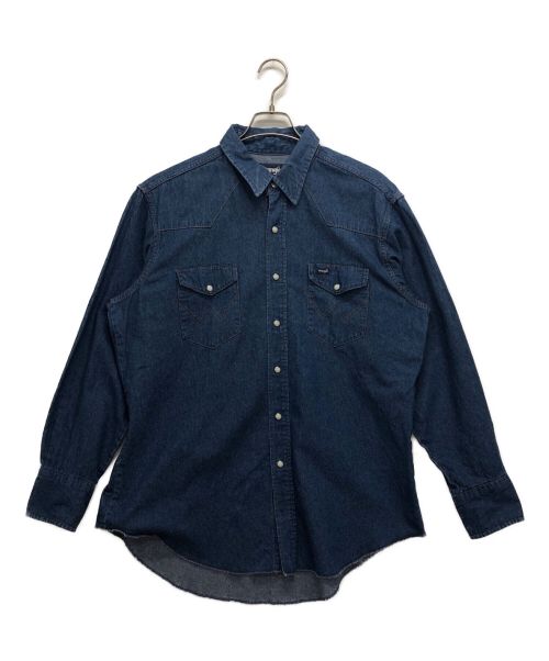 Wrangler（ラングラー）Wrangler (ラングラー) デニムシャツ インディゴ サイズ:17 1/2の古着・服飾アイテム