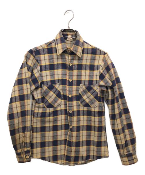 big mac（ビッグマック）big mac (ビッグマック) チェックシャツ ネイビー サイズ:Sの古着・服飾アイテム