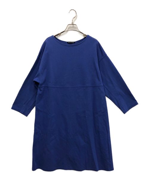 mizuiro-ind（ミズイロインド）mizuiro-ind (ミズイロインド) カットソーワンピース ブルー サイズ:Fの古着・服飾アイテム