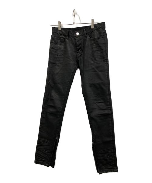mnml（ミニマル）mnml (ミニマル) コーティングデニムパンツ ブラック サイズ:size73.5㎝　ｗ29の古着・服飾アイテム