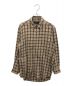 Yves Saint Laurent（イヴサンローラン）の古着「ロゴ刺繍チェックシャツ」｜ブラウン