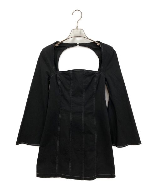GHOSPELL（ゴスペル）GHOSPELL (ゴスペル) ミニスカートワンピース ブラック サイズ:Mの古着・服飾アイテム