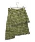 LE CIEL BLEU (ルシェルブルー) Tweed Mini Skirt 黄緑 サイズ:34：5000円