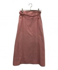GUCCI (グッチ) シルクウールスカート ピンク サイズ:4