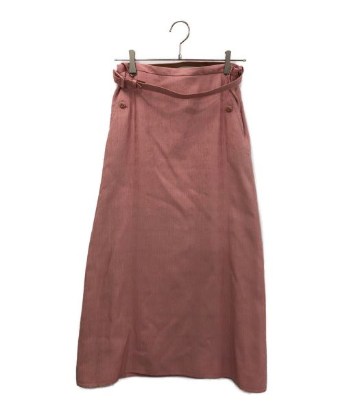 GUCCI（グッチ）GUCCI (グッチ) シルクウールスカート ピンク サイズ:4の古着・服飾アイテム