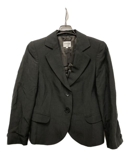 ARMANI COLLEZIONI（アルマーニ コレツィオーニ）ARMANI COLLEZIONI (アルマーニ コレツィオーニ) 2Bテーラードジャケット グレー サイズ:44の古着・服飾アイテム