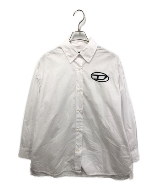 DIESEL（ディーゼル）DIESEL (ディーゼル) オーバーサイズシャツ ホワイト サイズ:xxsの古着・服飾アイテム