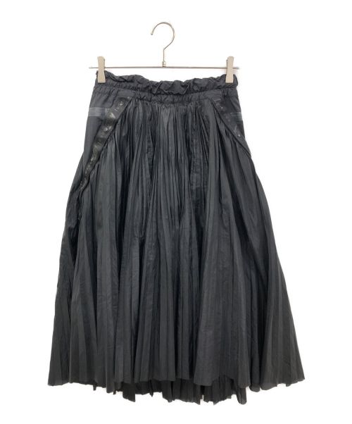 NIKE（ナイキ）NIKE (ナイキ) sacai (サカイ) プリーツスカート ブラック サイズ:150/76Aの古着・服飾アイテム