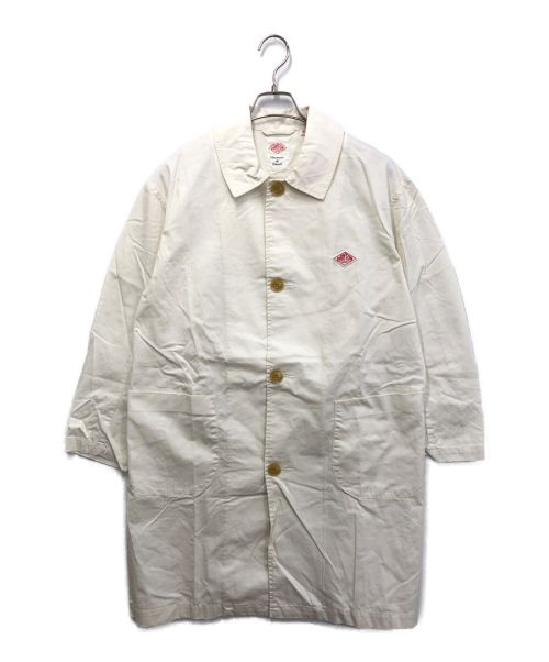 DANTON（ダントン）DANTON (ダントン) ステンカラーコート ホワイト サイズ:36の古着・服飾アイテム