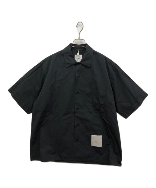 OAMC（オーエーエムシー）OAMC (オーエーエムシー) logo patched short sleeve shirts ブラック サイズ:Sの古着・服飾アイテム