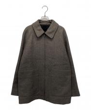 MARGARET HOWELL (マーガレットハウエル) NATURAL WOOL TWILL ブラウン サイズ:M