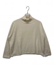 evam eva (エヴァムエヴァ) カシミヤタートルネックニット アイボリー サイズ:1