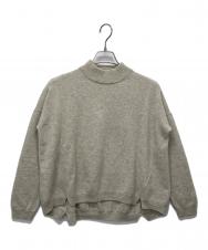 evam eva (エヴァムエヴァ) カシミヤハイネックニット ベージュ サイズ:表記無し