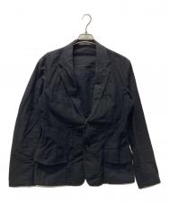 Yohji Yamamoto pour homme (ヨウジヤマモト プールオム) テーラードジャケット ブラック サイズ:2