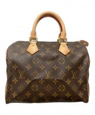 LOUIS VUITTON (ルイ ヴィトン) モノグラム スピーディ25 ハンドバッグ ブラウン