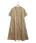 45R（フォーティーファイブアール）の古着「コットンリネンゴマチノのドレス」｜ベージュ
