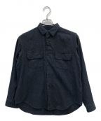 BROWN by 2-tacsブラウンバイツータックス）の古着「Flap Pocket Shirts」｜グレー