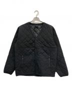 axesquinアクシーズクイン）の古着「QUILTED EASY CARDIGAN」｜ブラック