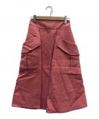 CARVENカルヴェン）の古着「A-line Skirt With Oversized Pockets」｜ピンク