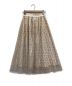 Lily Brown (リリーブラウン) フラワー刺繍スカート ベージュ サイズ:F：4800円