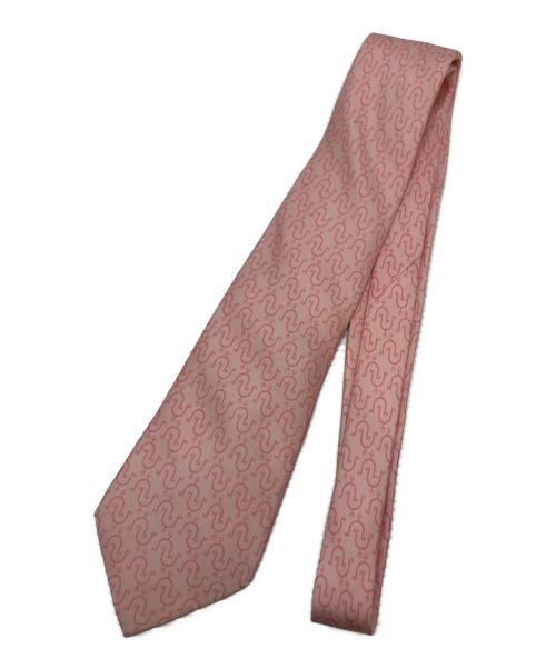 HERMES（エルメス）HERMES (エルメス) ネクタイ ピンク サイズ:表記なしの古着・服飾アイテム