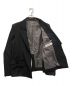 sulvam (サルバム) ウールギャバ ショートジャケット ブラック サイズ:M：15800円