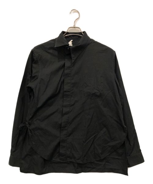 SOSHIOTSUKI（ソウシ オオツキ）SOSHIOTSUKI (ソウシ オオツキ) Kimono Breasted Shirts ブラック サイズ:46の古着・服飾アイテム