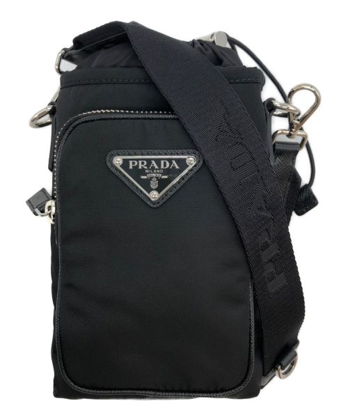PRADA（プラダ）PRADA (プラダ) Re-Nylonミニショルダーバッグ ブラックの古着・服飾アイテム