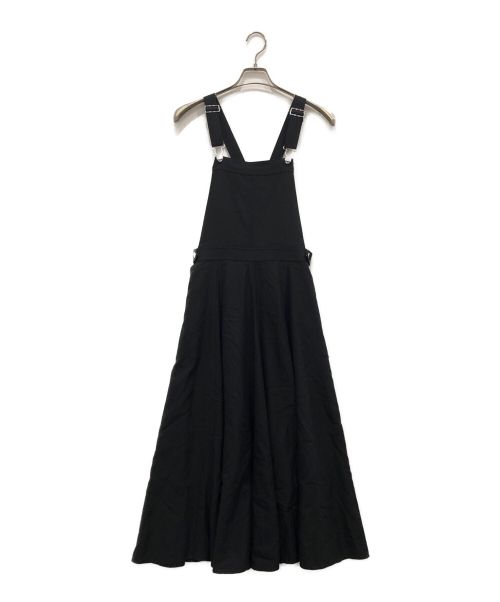 Diagram（ダイアグラム）Diagram (ダイアグラム) フレアジャンパースカート ブラック サイズ:38の古着・服飾アイテム