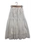 riandture (リランドチュール) カットワーク刺繍スカート ホワイト：5800円