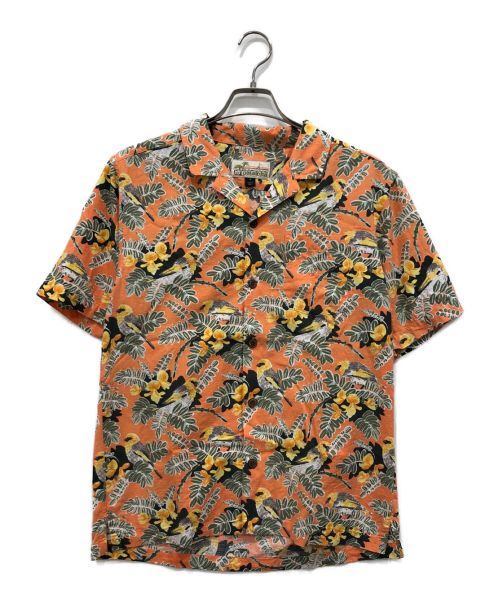 pataloha（パタロハ）pataloha (パタロハ) アロハシャツ オレンジ サイズ:Sの古着・服飾アイテム