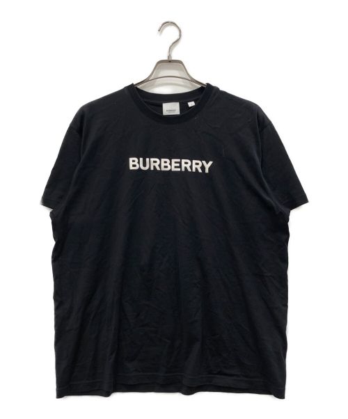 BURBERRY LONDON（バーバリー ロンドン）BURBERRY LONDON (バーバリー ロンドン) ロゴプリントTシャツ ブラック サイズ:Mの古着・服飾アイテム