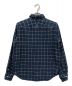 BRU NA BOINNE (ブルーナボイン) チェックシャツ ブルー：3980円