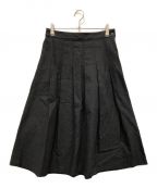atelier naruseアトリエナルセ）の古着「cotton chino tuck skirt」｜グレー