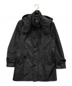BLACK LABEL CRESTBRIDGEブラックレーベル クレストブリッジ）の古着「フーデッドコート」｜ブラック