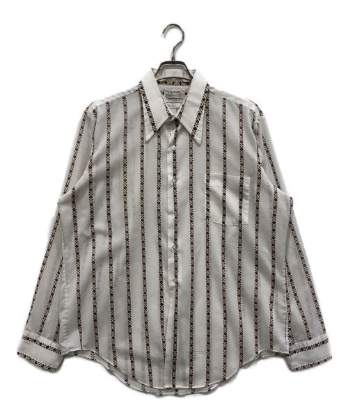 ARROW（アロー）ARROW (アロー) [古着]柄シャツ ホワイト サイズ:16 2　/35の古着・服飾アイテム