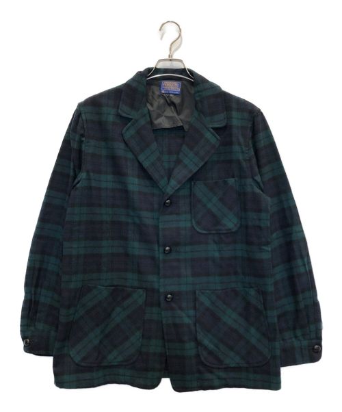 PENDLETON（ペンドルトン）PENDLETON (ペンドルトン) [古着]ウールテーラードジャケット グリーン サイズ:Mの古着・服飾アイテム