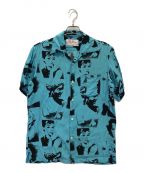 Aloha Blossomアロハブロッサム）の古着「アロハシャツ」｜スカイブルー