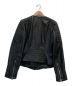 DIESEL (ディーゼル) ラムレザーライダースジャケット ブラック サイズ:S：8000円