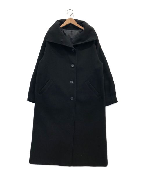 hellam（ヘラム）hellam (ヘラム) ビッグスタンドカラーコート ブラック サイズ:Fの古着・服飾アイテム