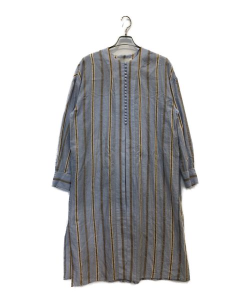 TODAYFUL（トゥデイフル）TODAYFUL (トゥデイフル) Sheer Stripe Gown ネイビー サイズ:38の古着・服飾アイテム
