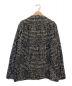 TACASI (タキャシ) ノーカラーツイードジャケット ブラック サイズ:44：7000円