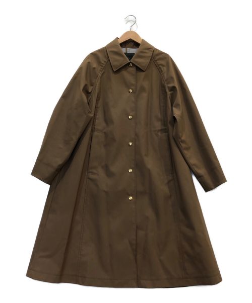 Noble（ノーブル）Noble (ノーブル) ウインドプルーフステンカラーコート ブラウン サイズ:36の古着・服飾アイテム