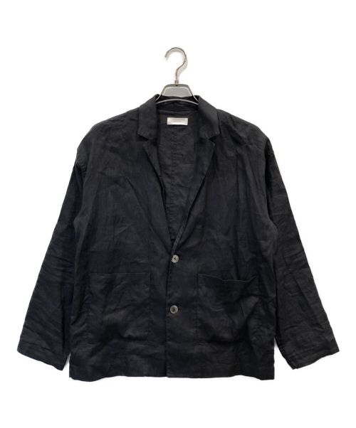 かぐれ（カグレ）かぐれ (カグレ) リネンテーラードジャケット グレー サイズ:FREEの古着・服飾アイテム