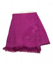 HERMES (エルメス) カシミヤシルクストール ピンク